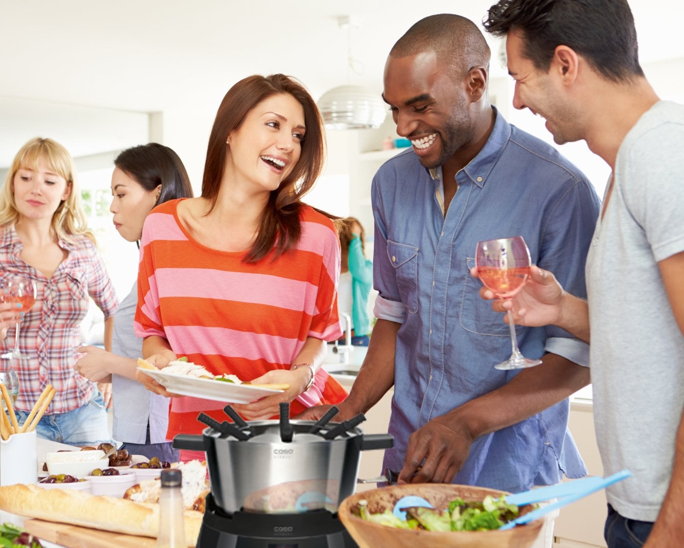 Caso Fondue Induktion m/8 gafler max. 2 L sort